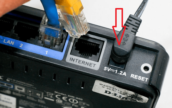 Reboot router Перезагрузка роутера