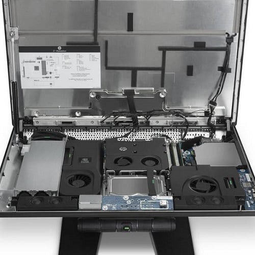 It looks like the inside of a monoblock Так выглядят внутренности моноблока