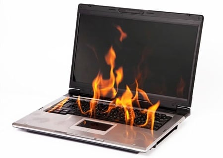 Increase laptop temperature Повышение температуры ноутбука