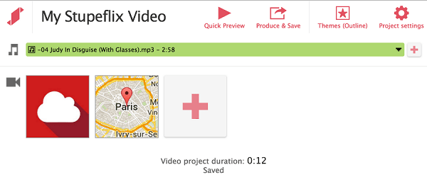 Create a clip using Создаём клип с помощью