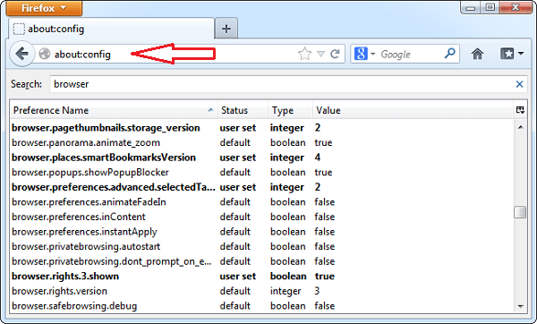 Fix the bug in Mozilla Firefox Исправляем ошибку в Mozilla Firefox