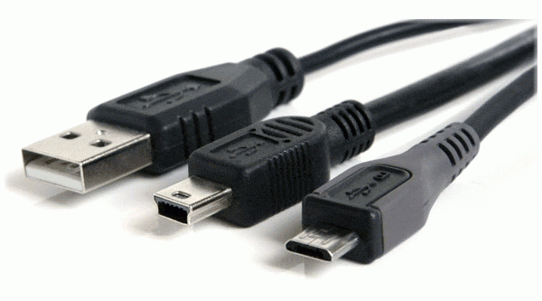 Illustration of cables YUSB Иллюстрация кабелей ЮСБ