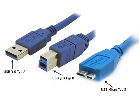 USB 3.0 Types Типы USB 3.0