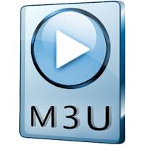 The playlist file has the extension m3u Файл плейлиста имеет расширение m3u