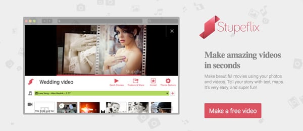 Interface stupeflix Интерфейс Stupeflix