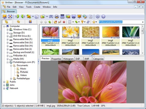 Viewer .nef XnView Просмотрщик .nef XnView
