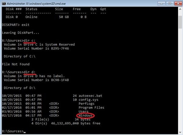 We define a disk with Windows Определяем диск с Виндовс