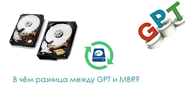 Determine the difference between GPT and MBR Определяем разницу между GPT и MBR
