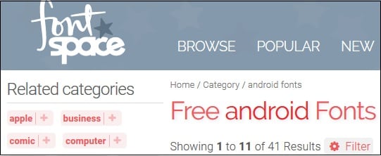 Resource Font Space will offer you a choice of several dozen different fonts. Ресурс Font Space предложит вам выбор из нескольких десятков различных шрифтов