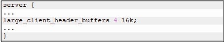 Change nginx settings Измените настройки nginx