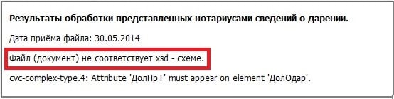 Error 0300300001 when submitting notarial reporting Ошибка 0300300001 при предоставлении нотариальной отчётности