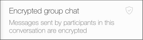 Notification of encrypted public chat in Vibera Уведомление о зашифрованном публичном чате в Вайбере
