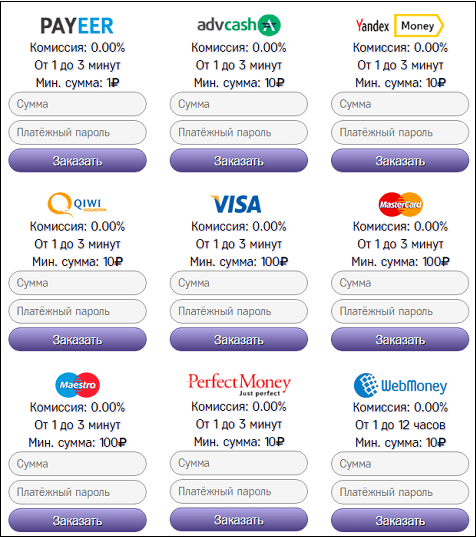Supported payment systems in "Invest Hotels" Поддерживаемые платёжные системы в "Invest Hotels"
