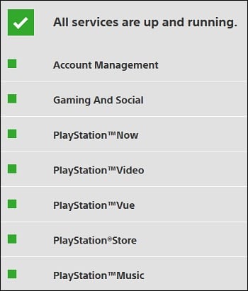 Make sure PSN is working properly. Убедитесь, что PSN работает корректно