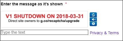 Alternative deactivation notification from 03/31/18 Альтернативное уведомление о деактивации с 31.03.18 г.