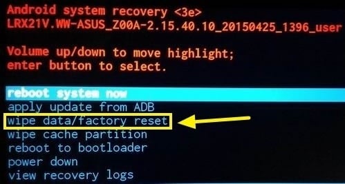Perform a hard reset Выполните аппаратный сброс