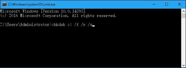 Use the functionality of the utility CHKDSK CHKDSK